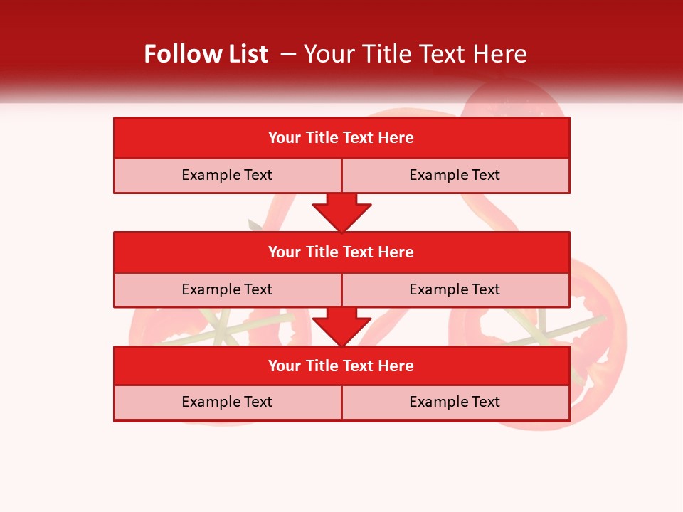 A Picture Of A Tomato And A Slice Of Tomato On A White Background PowerPoint Template
