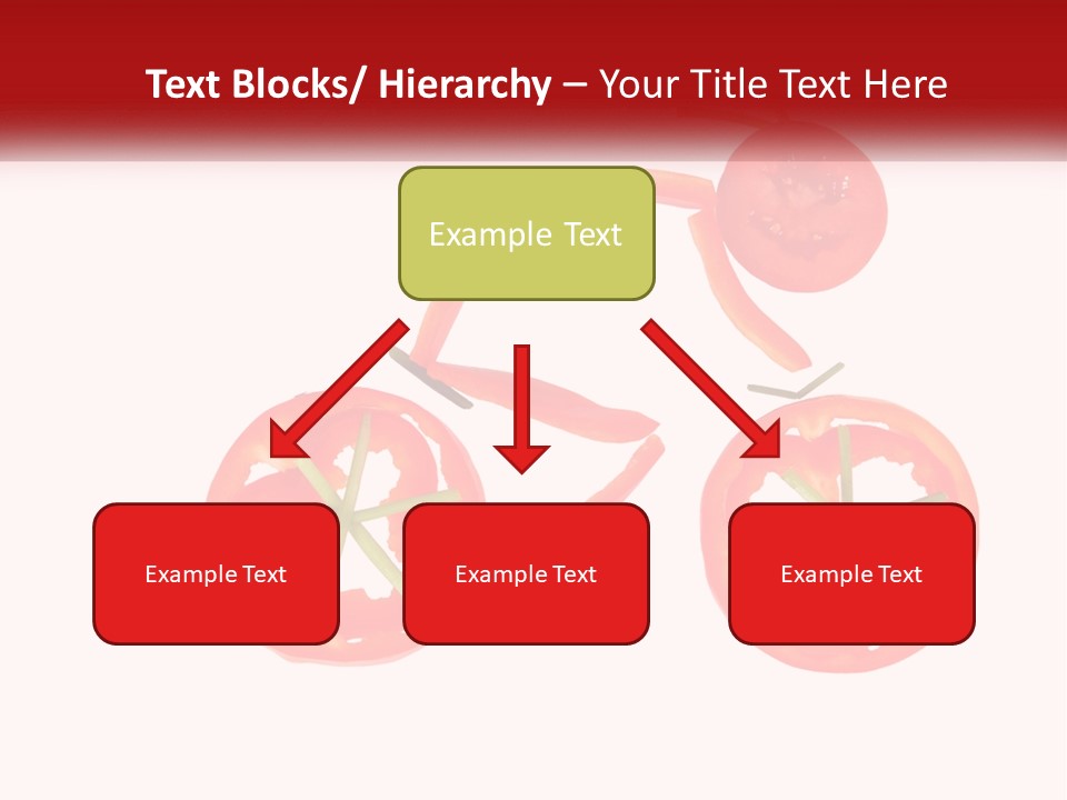 A Picture Of A Tomato And A Slice Of Tomato On A White Background PowerPoint Template