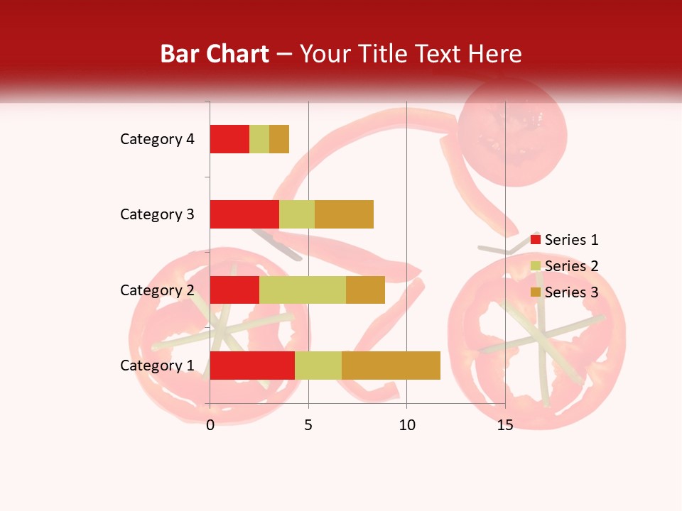 A Picture Of A Tomato And A Slice Of Tomato On A White Background PowerPoint Template