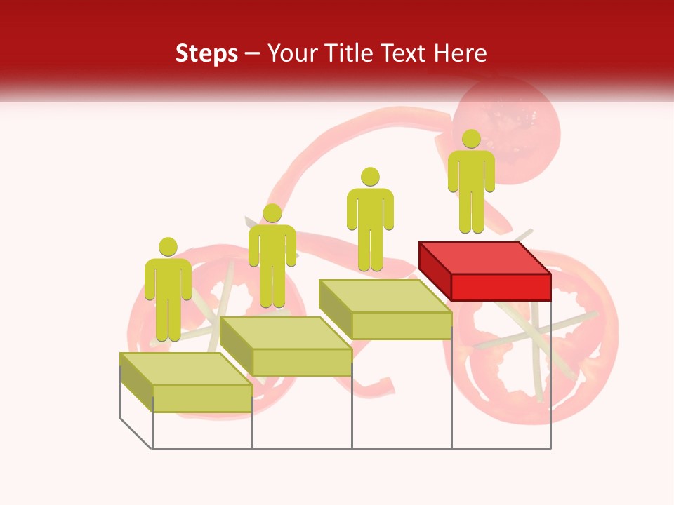 A Picture Of A Tomato And A Slice Of Tomato On A White Background PowerPoint Template