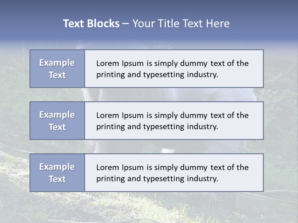 A Gorilla Standing In The Grass With Trees In The Background PowerPoint Template