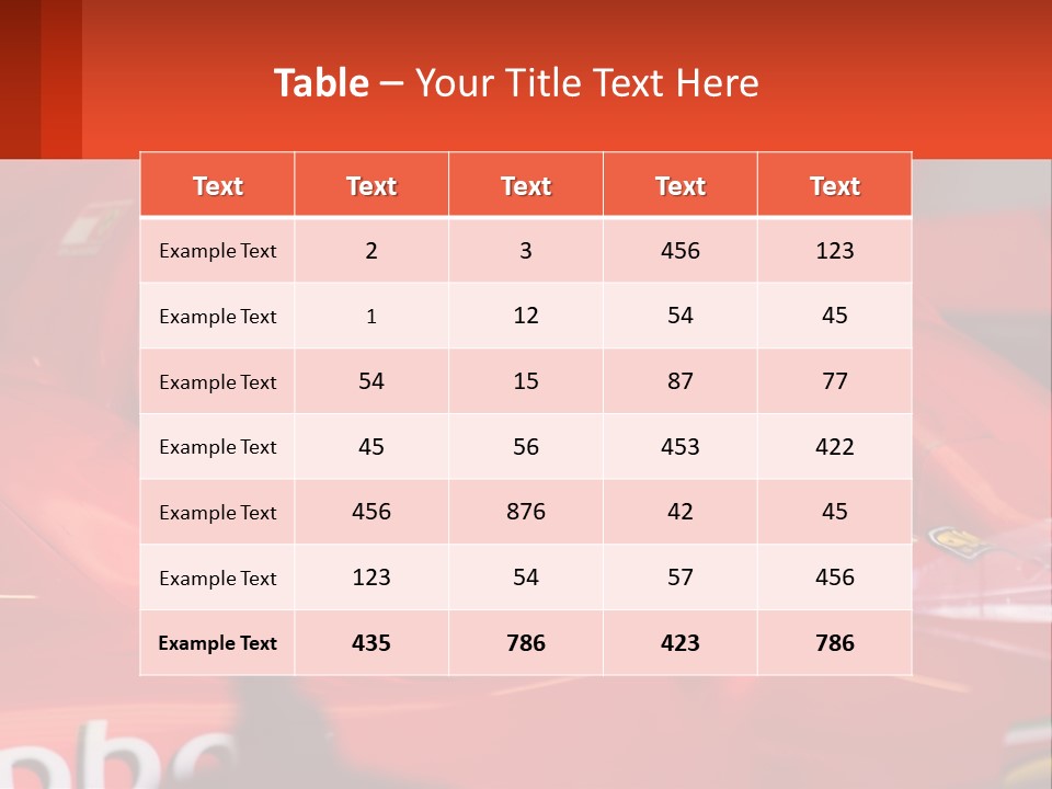 A Man In A Red Race Car With A Helmet On PowerPoint Template