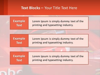 A Man In A Red Race Car With A Helmet On PowerPoint Template
