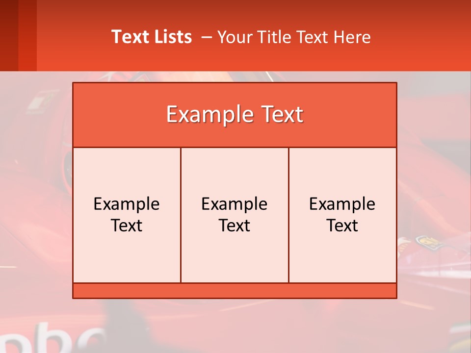 A Man In A Red Race Car With A Helmet On PowerPoint Template