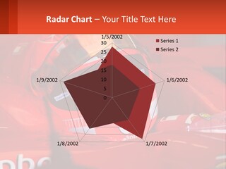 A Man In A Red Race Car With A Helmet On PowerPoint Template