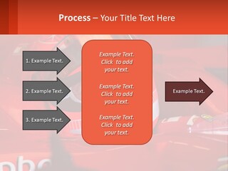 A Man In A Red Race Car With A Helmet On PowerPoint Template