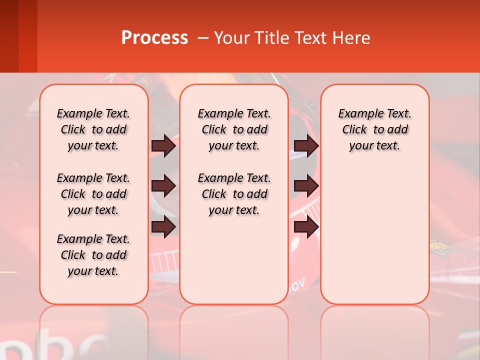A Man In A Red Race Car With A Helmet On PowerPoint Template