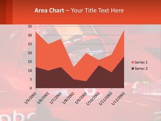 A Man In A Red Race Car With A Helmet On PowerPoint Template
