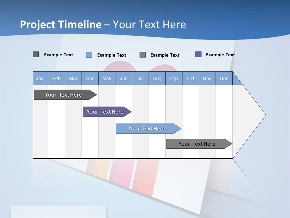 A Card With A Heart And Two Hands Holding A Piece Of Paper PowerPoint Template