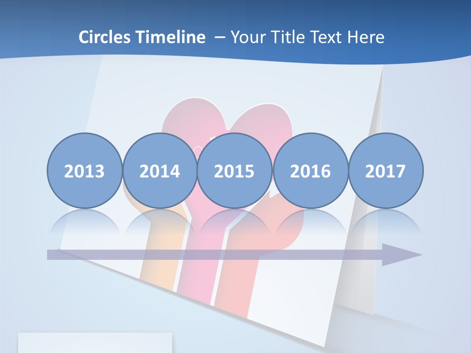 A Card With A Heart And Two Hands Holding A Piece Of Paper PowerPoint Template