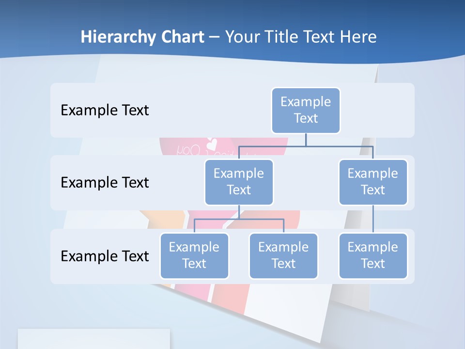 A Card With A Heart And Two Hands Holding A Piece Of Paper PowerPoint Template