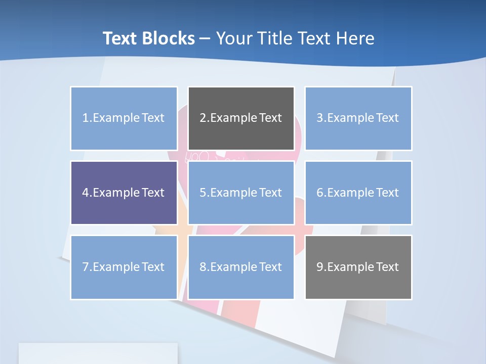 A Card With A Heart And Two Hands Holding A Piece Of Paper PowerPoint Template