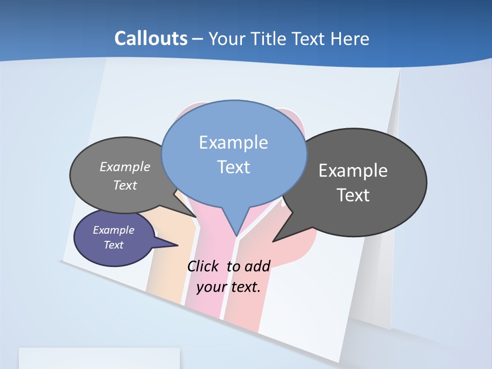 A Card With A Heart And Two Hands Holding A Piece Of Paper PowerPoint Template