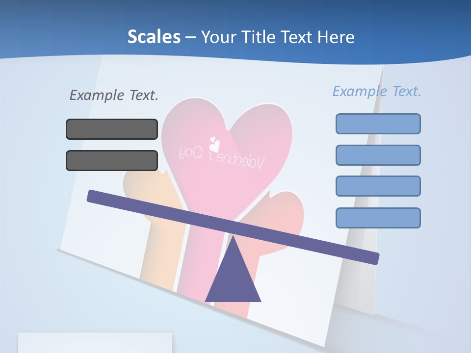 A Card With A Heart And Two Hands Holding A Piece Of Paper PowerPoint Template