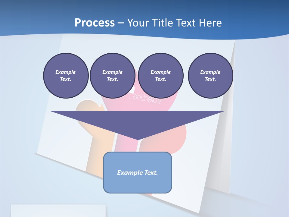 A Card With A Heart And Two Hands Holding A Piece Of Paper PowerPoint Template