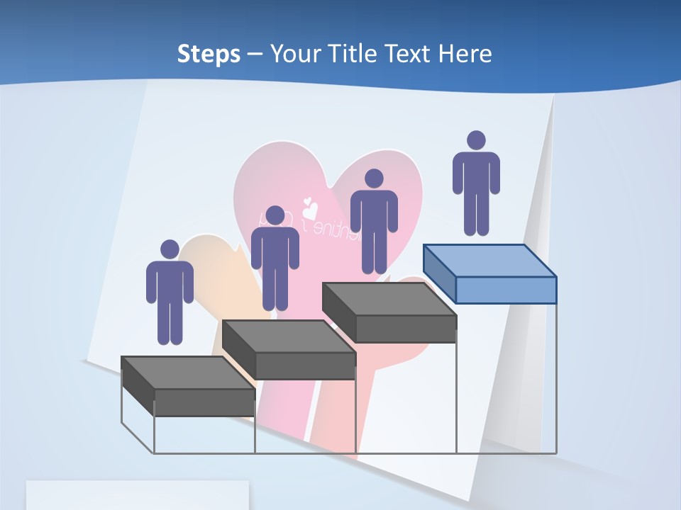 A Card With A Heart And Two Hands Holding A Piece Of Paper PowerPoint Template