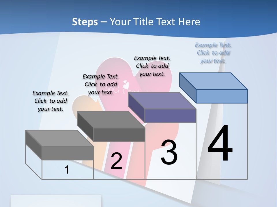A Card With A Heart And Two Hands Holding A Piece Of Paper PowerPoint Template