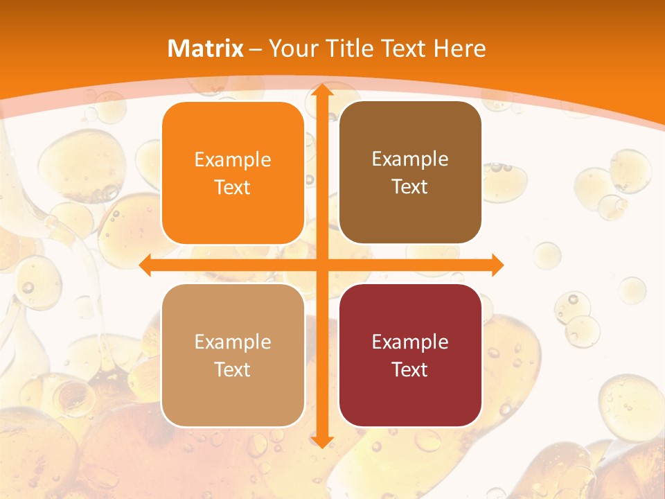 A Bottle Of Beer With Bubbles On It PowerPoint Template