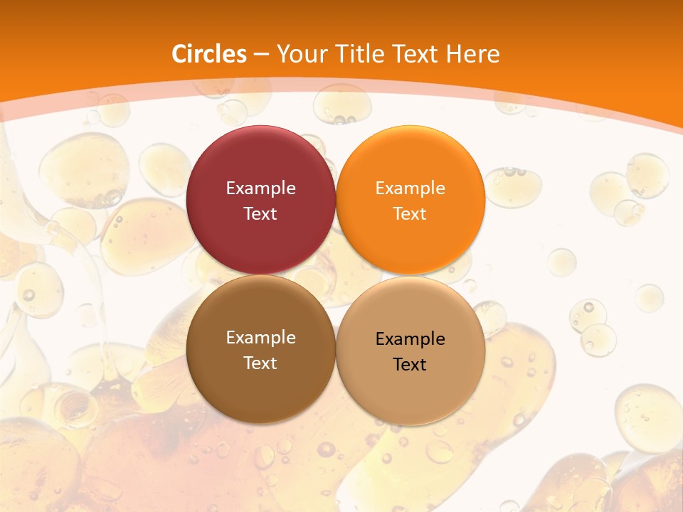 A Bottle Of Beer With Bubbles On It PowerPoint Template