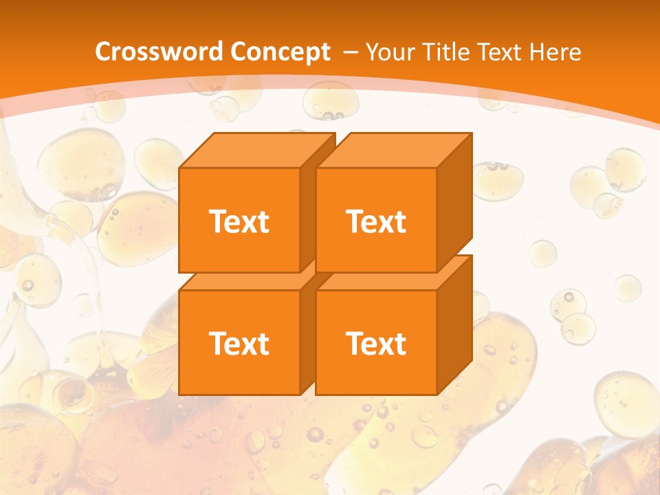 A Bottle Of Beer With Bubbles On It PowerPoint Template