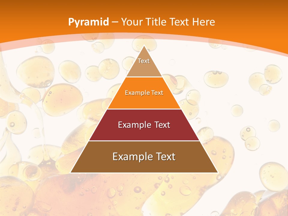 A Bottle Of Beer With Bubbles On It PowerPoint Template