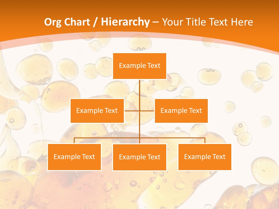 A Bottle Of Beer With Bubbles On It PowerPoint Template