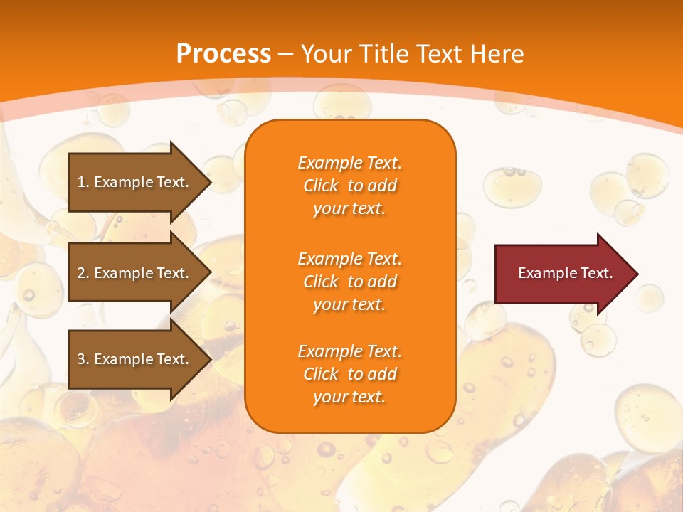 A Bottle Of Beer With Bubbles On It PowerPoint Template