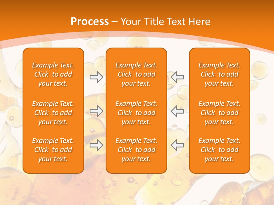 A Bottle Of Beer With Bubbles On It PowerPoint Template