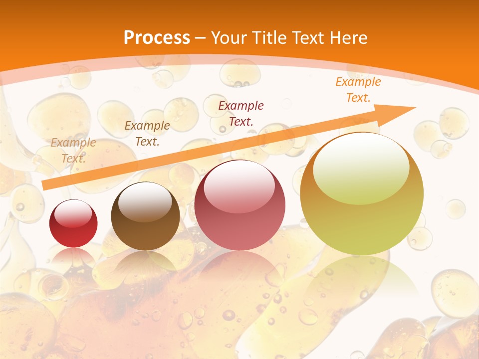 A Bottle Of Beer With Bubbles On It PowerPoint Template