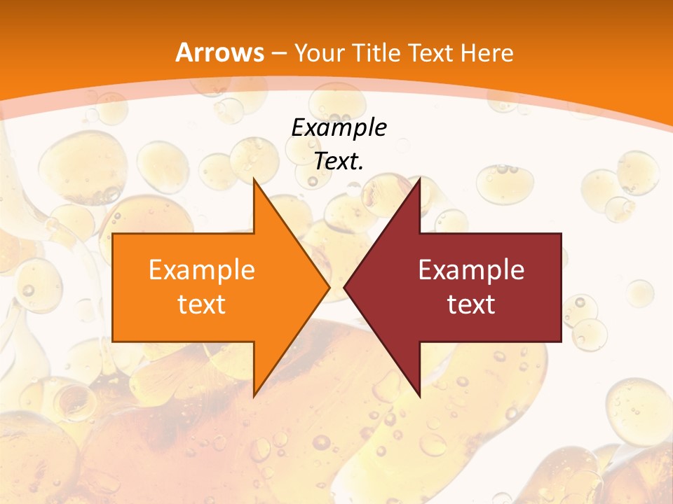 A Bottle Of Beer With Bubbles On It PowerPoint Template