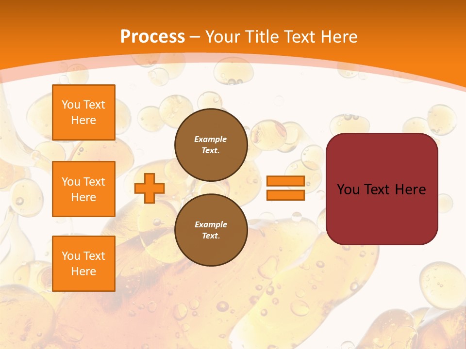 A Bottle Of Beer With Bubbles On It PowerPoint Template