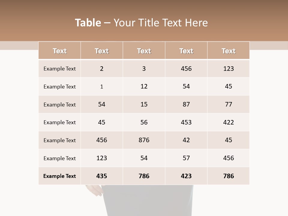 A Woman Standing In Front Of A Wall With Her Hands On Her Hips PowerPoint Template