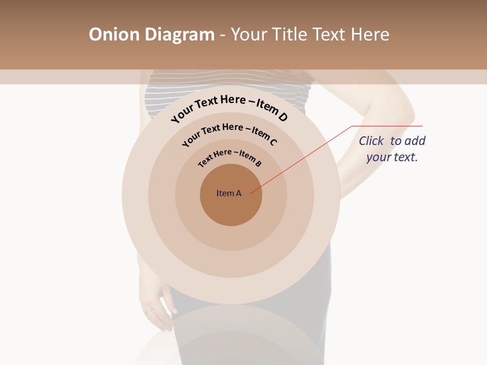 A Woman Standing In Front Of A Wall With Her Hands On Her Hips PowerPoint Template