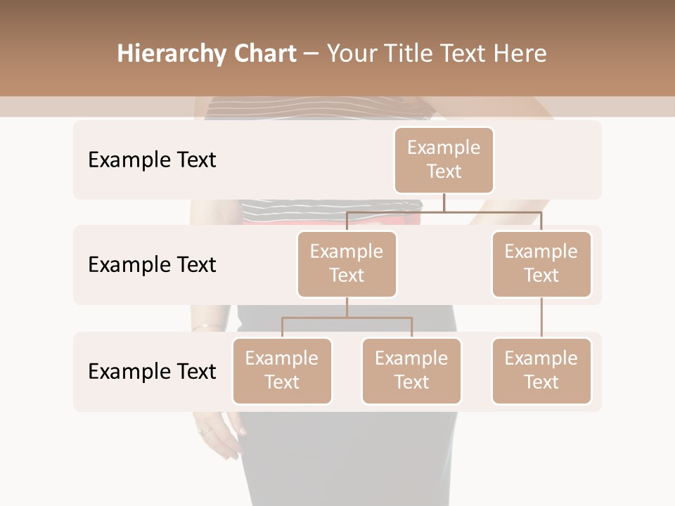A Woman Standing In Front Of A Wall With Her Hands On Her Hips PowerPoint Template