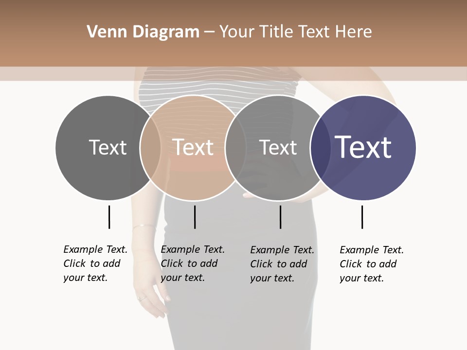 A Woman Standing In Front Of A Wall With Her Hands On Her Hips PowerPoint Template