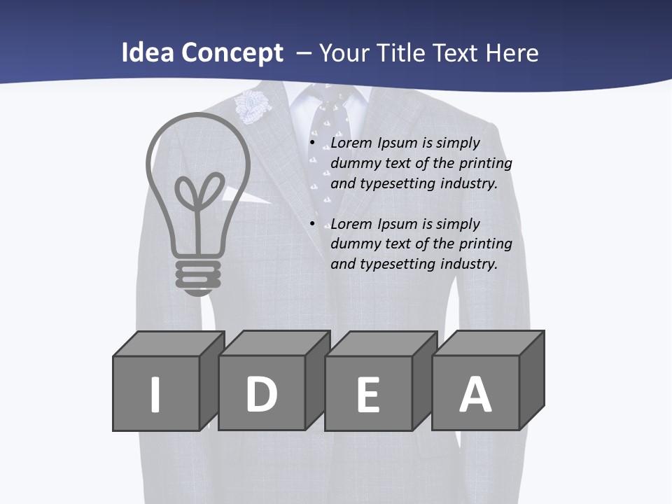 A Suit And Tie On A Mannequin Mannequin Mannequin Mann PowerPoint Template