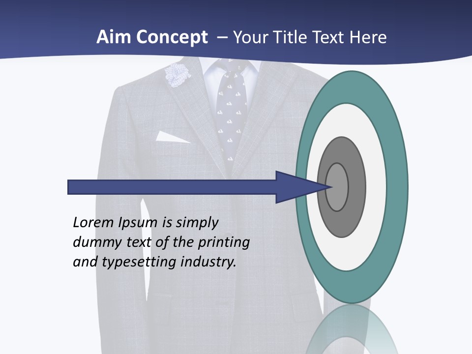 A Suit And Tie On A Mannequin Mannequin Mannequin Mann PowerPoint Template