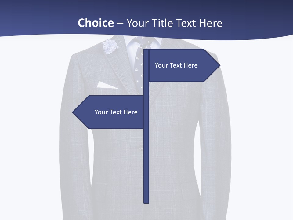A Suit And Tie On A Mannequin Mannequin Mannequin Mann PowerPoint Template