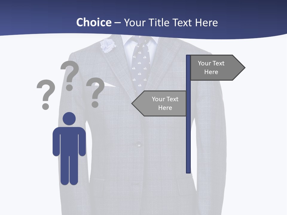 A Suit And Tie On A Mannequin Mannequin Mannequin Mann PowerPoint Template
