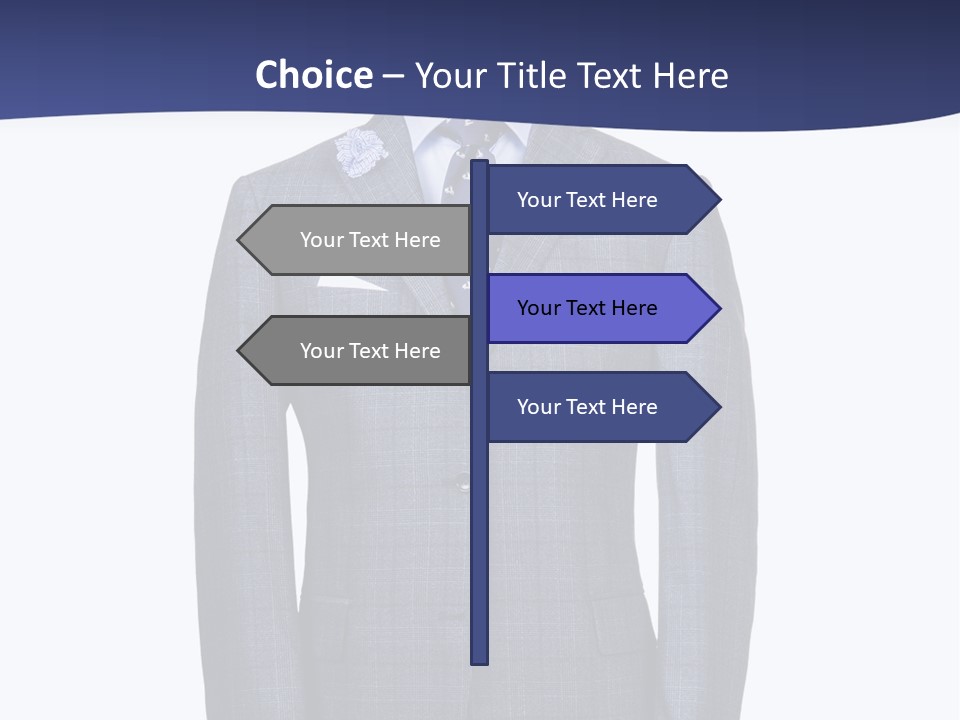 A Suit And Tie On A Mannequin Mannequin Mannequin Mann PowerPoint Template