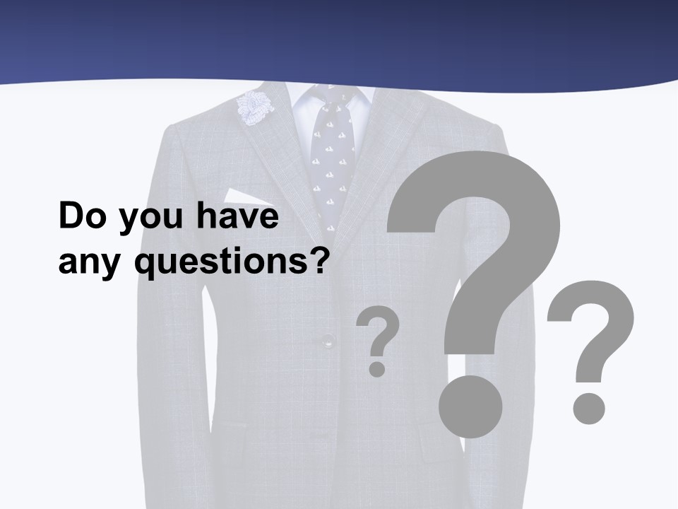 A Suit And Tie On A Mannequin Mannequin Mannequin Mann PowerPoint Template