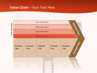 A Glass Of Wine On A Red And White Background PowerPoint Template