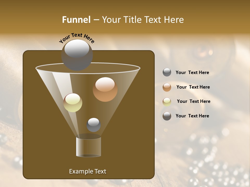 A Bunch Of Bullet Shells On A Wooden Table PowerPoint Template