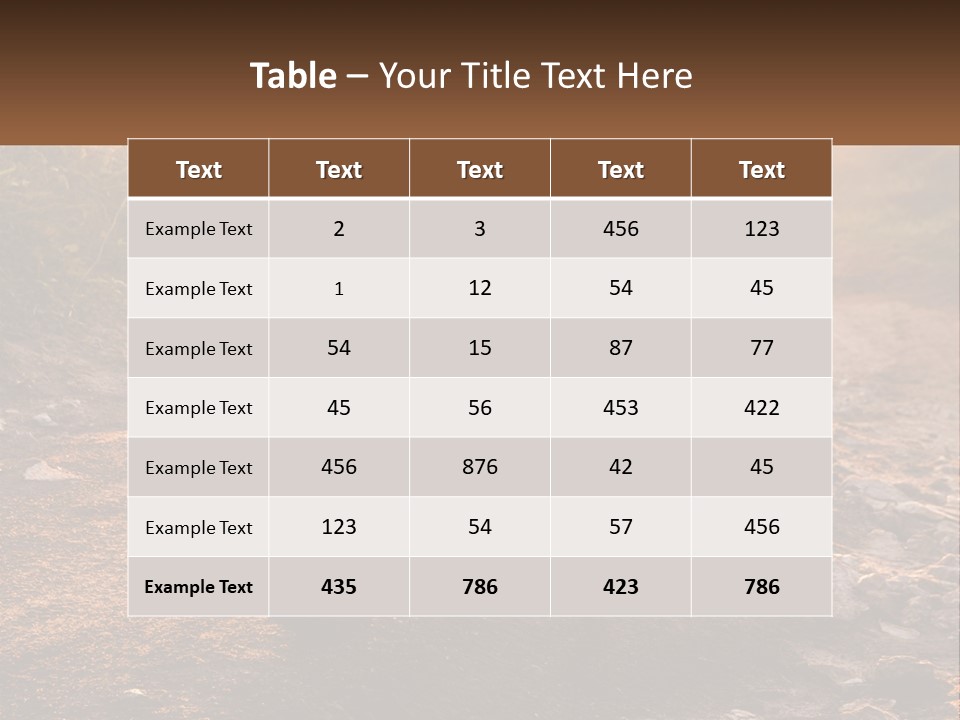 A Bike Is Parked On A Dirt Path PowerPoint Template