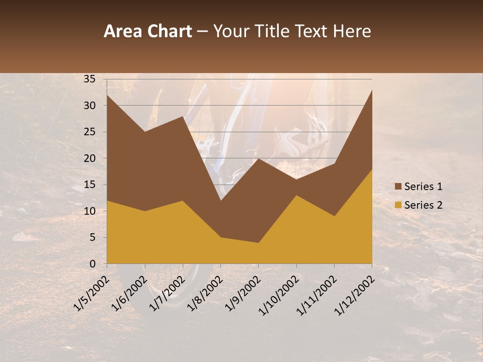 A Bike Is Parked On A Dirt Path PowerPoint Template