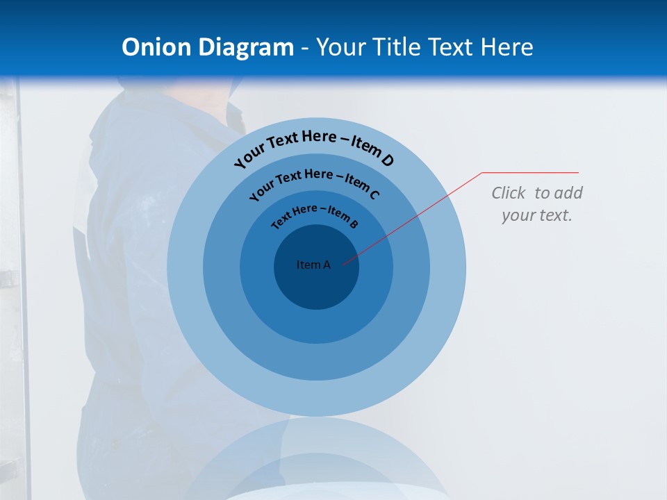 A Man Painting A Wall With A Paint Roller PowerPoint Template