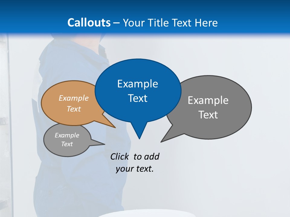 A Man Painting A Wall With A Paint Roller PowerPoint Template