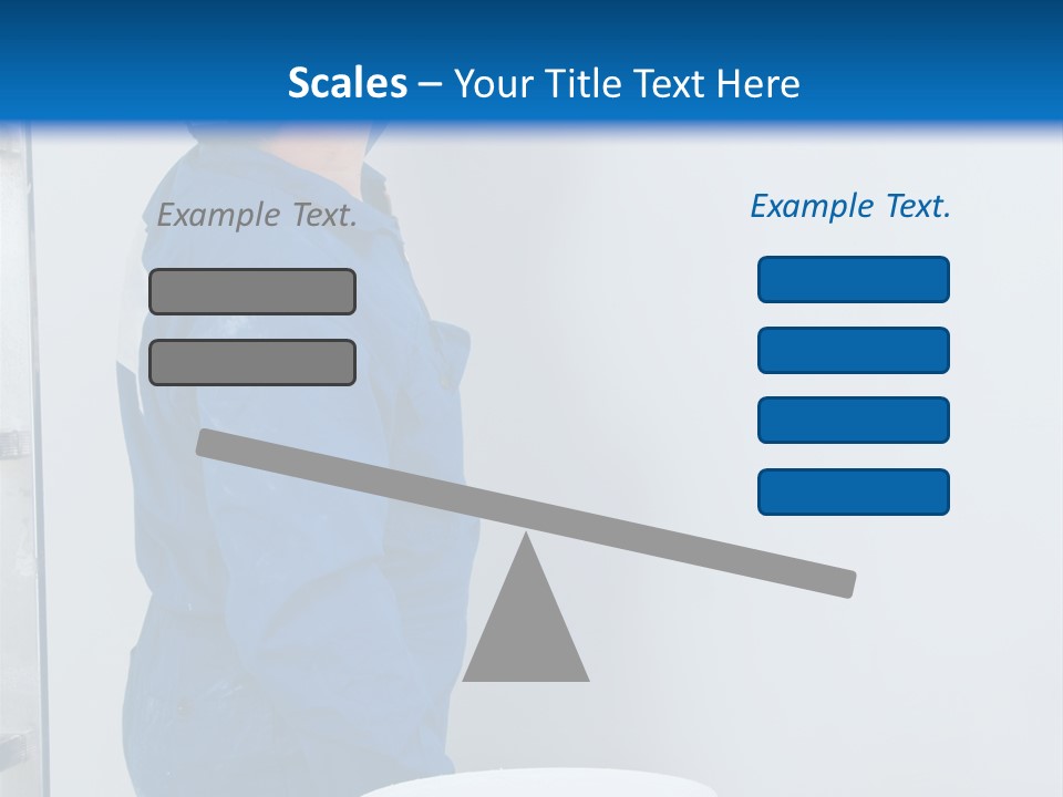 A Man Painting A Wall With A Paint Roller PowerPoint Template
