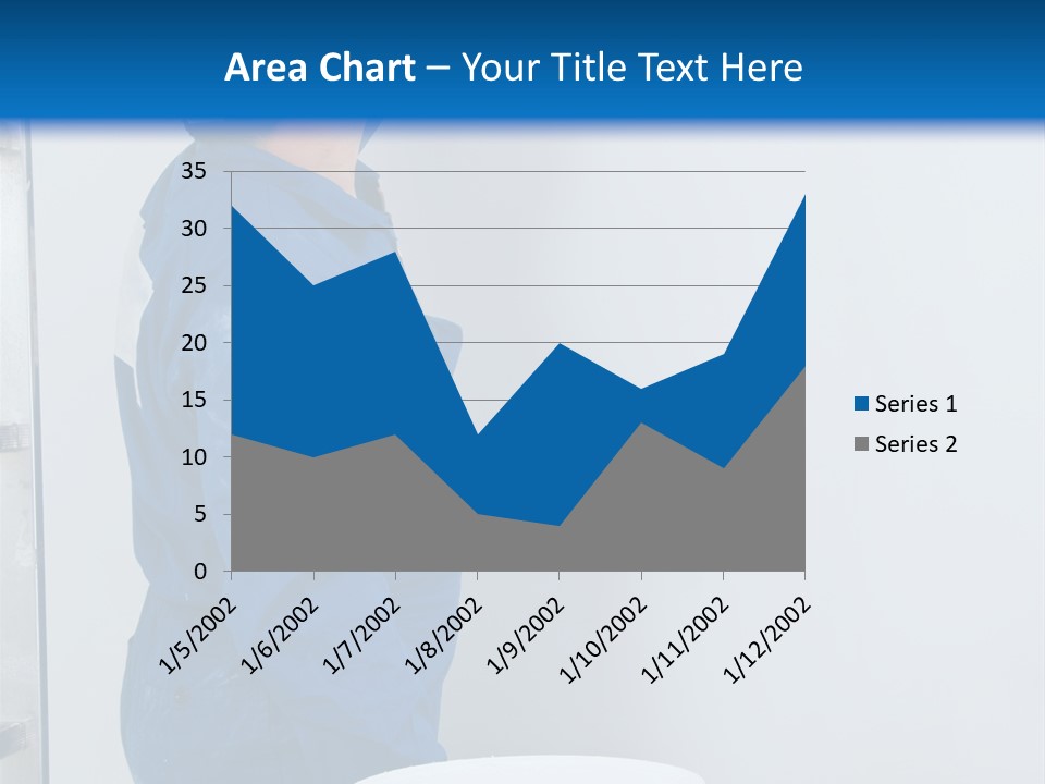 A Man Painting A Wall With A Paint Roller PowerPoint Template