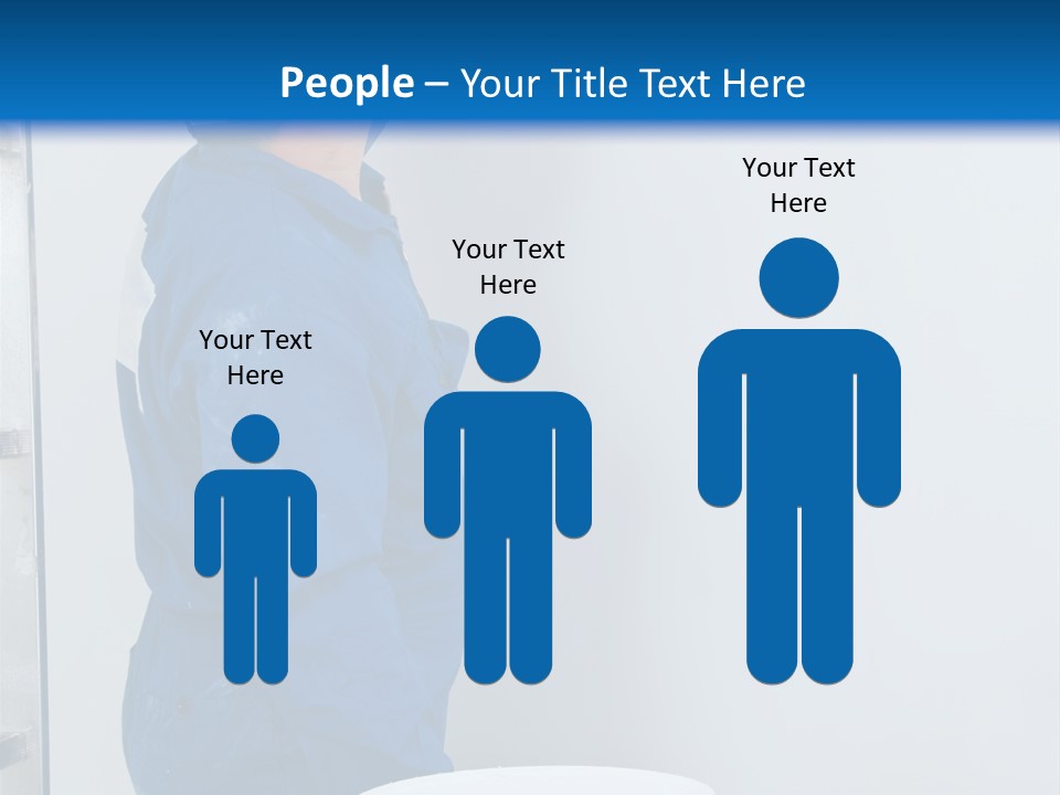 A Man Painting A Wall With A Paint Roller PowerPoint Template